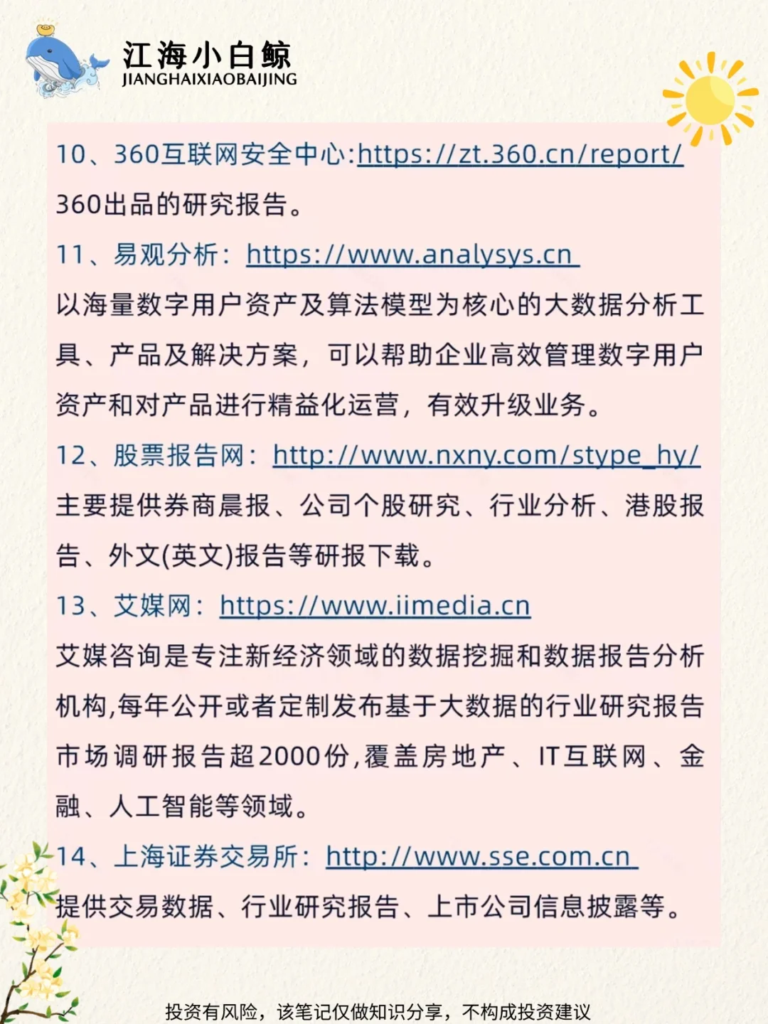 🔥全网最全行业研报网站，值得收藏❗️