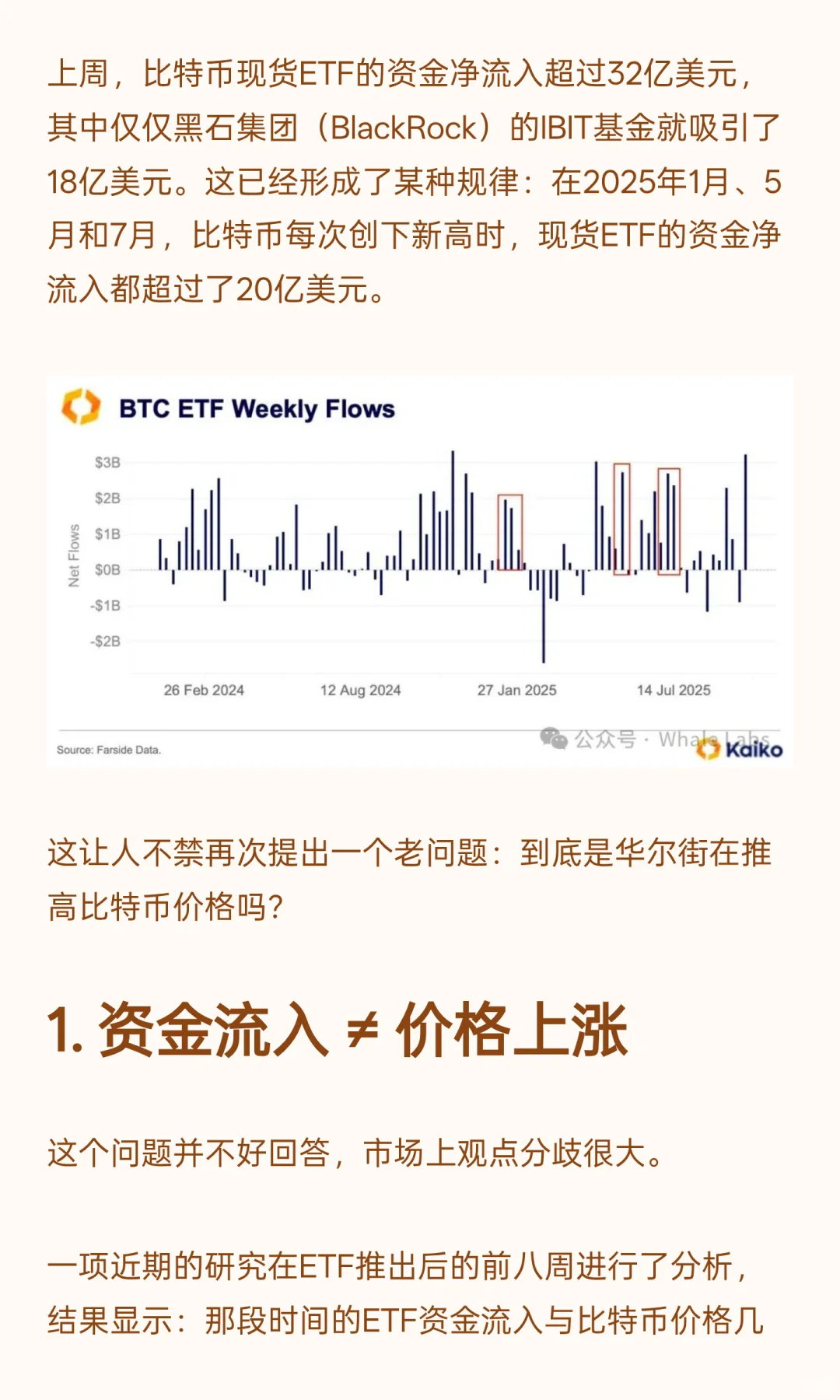 [DeFi 研报] 华尔街正在推高比特币价格？