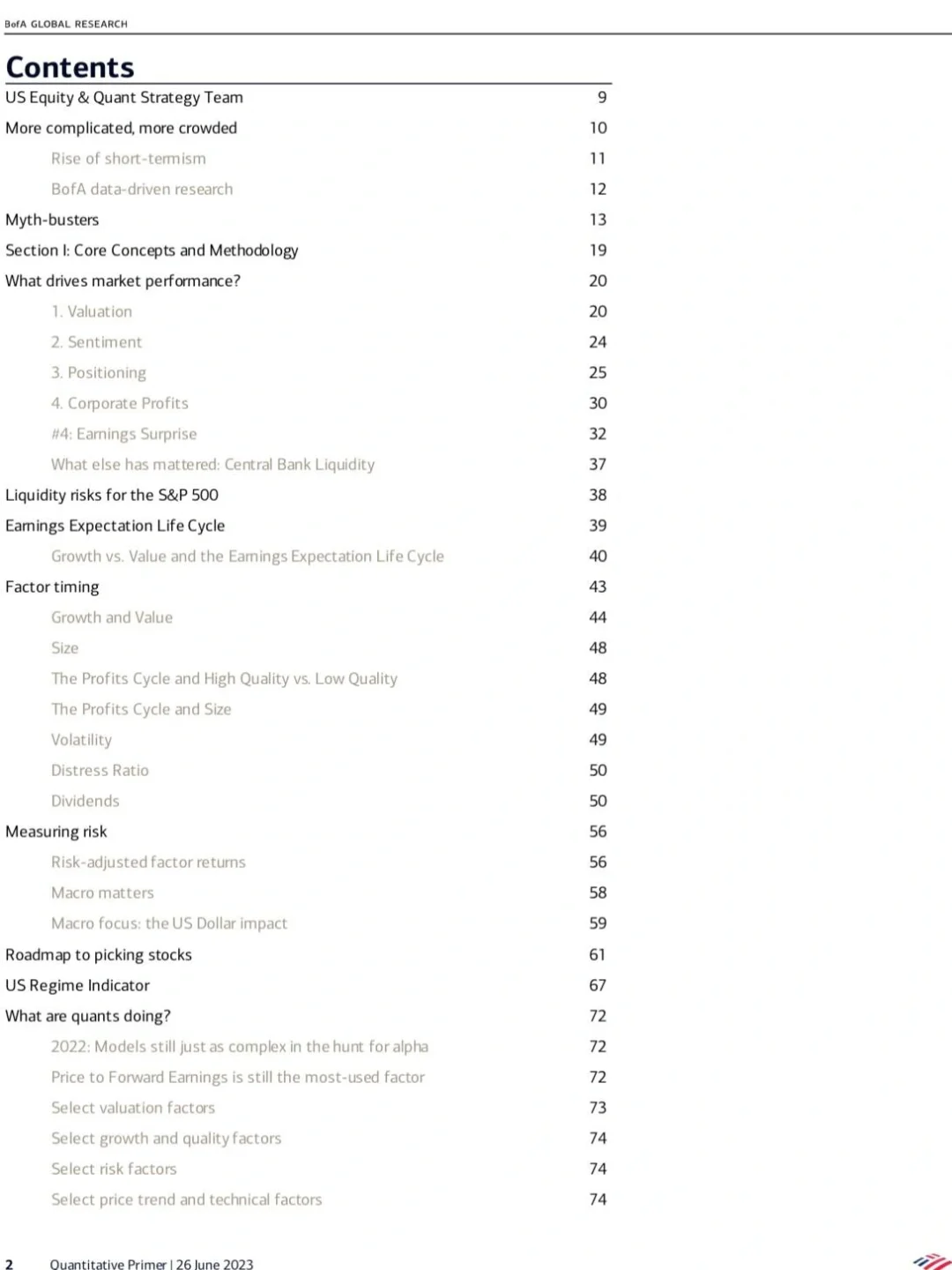 还是低估了这份BoA出的244页quant研报