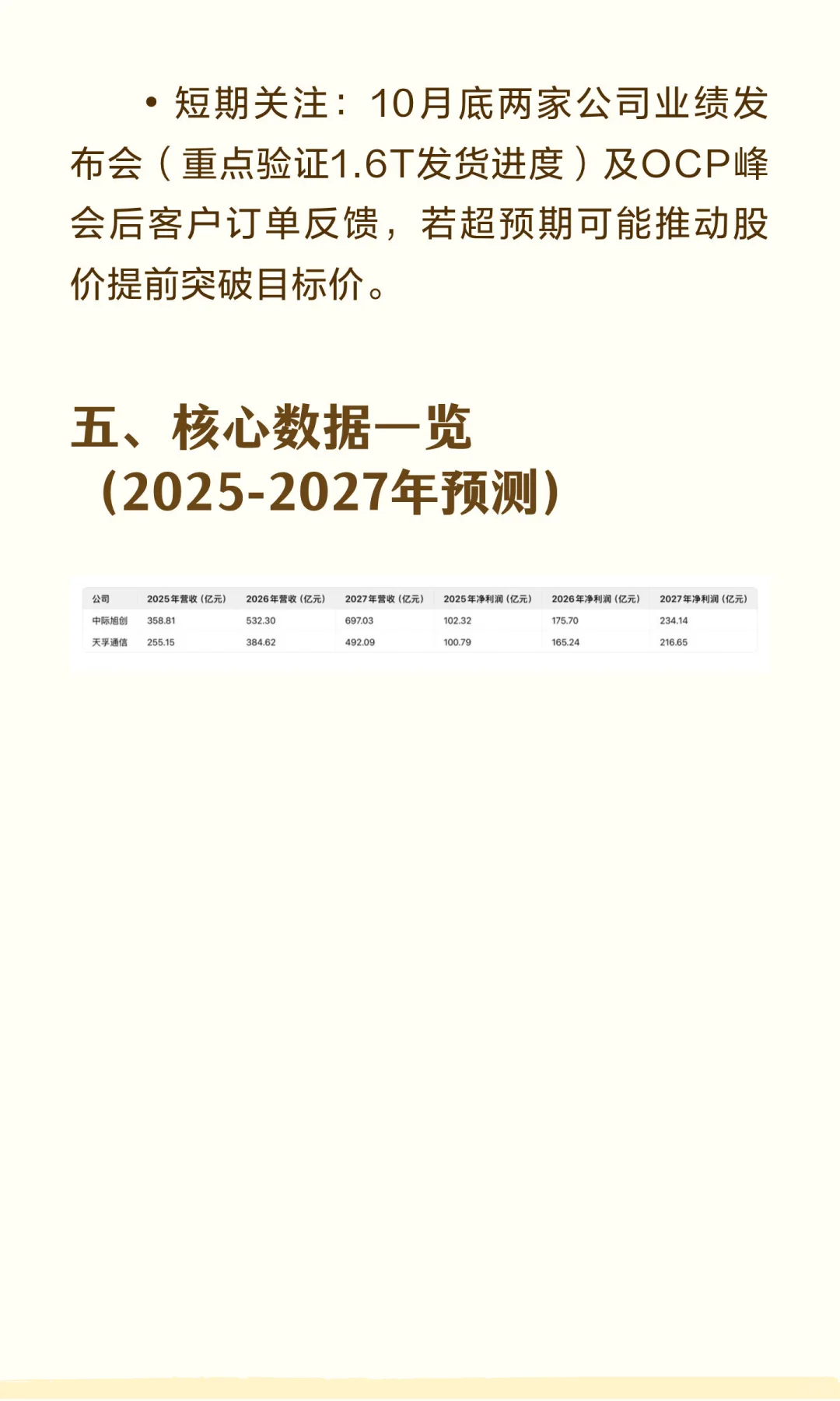 高盛10月光模块行业报告：首推中际旭创新易