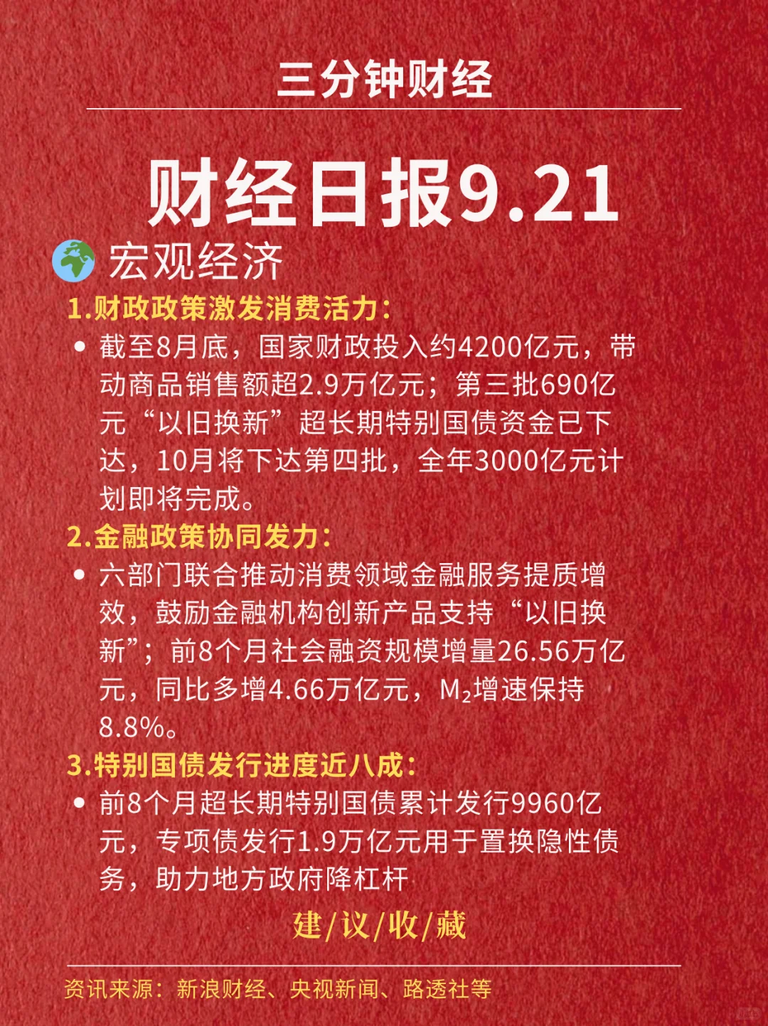 财经日报‖2025.9.21