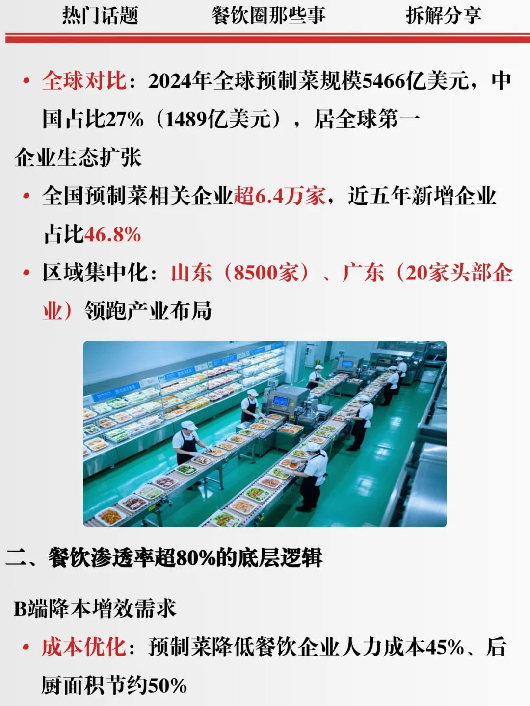 2026 预制菜破万亿 为何能？