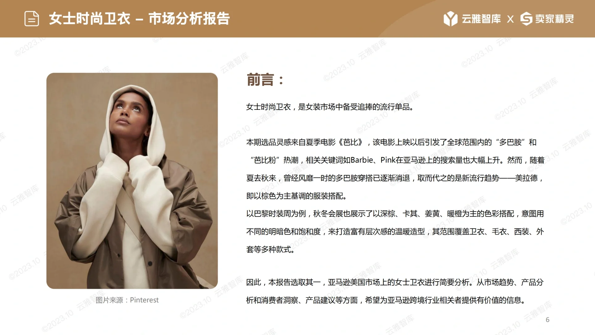 女士时尚卫衣市场报告