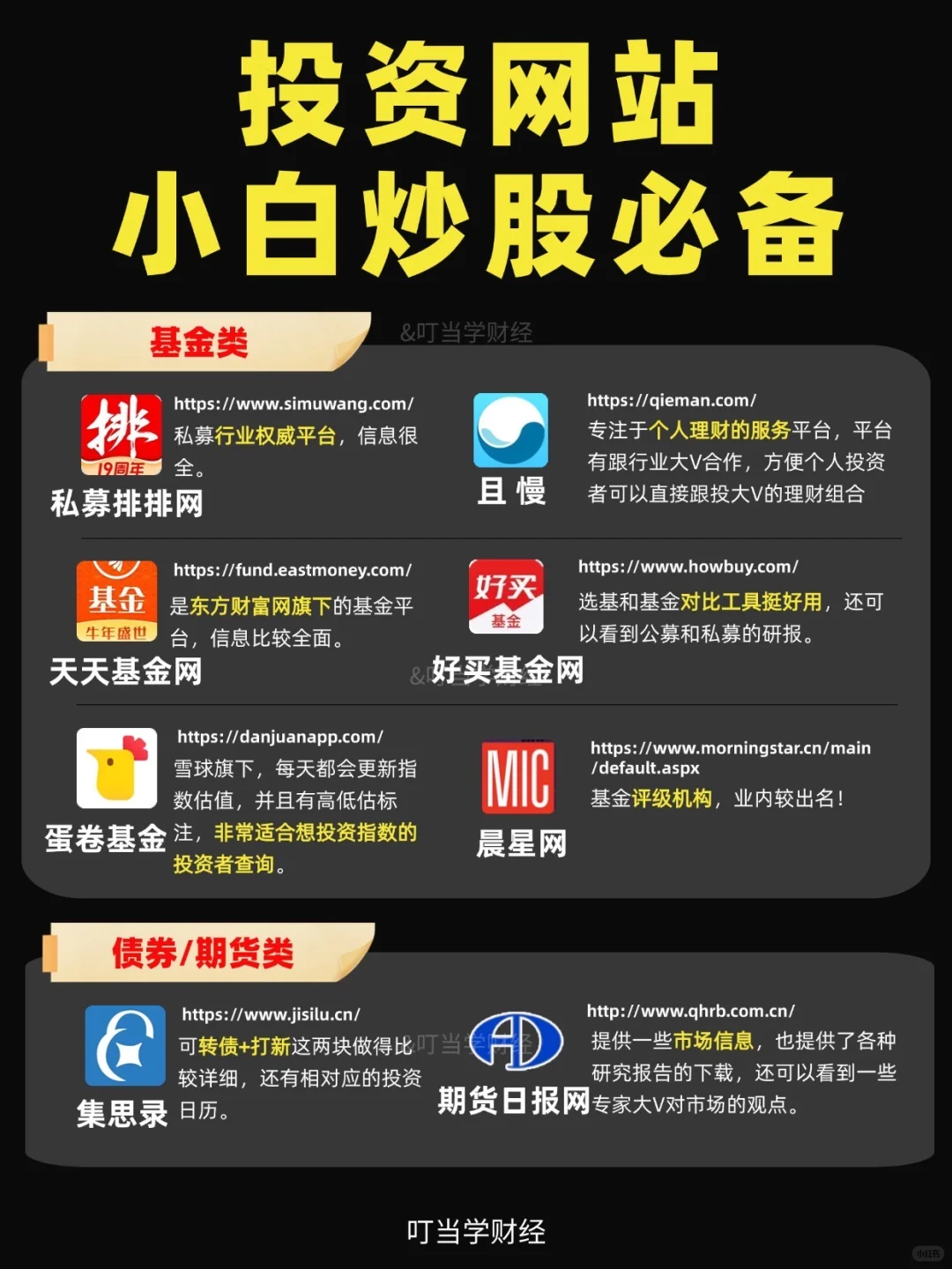 建议收藏!投资工具千千万,适合自己最重要