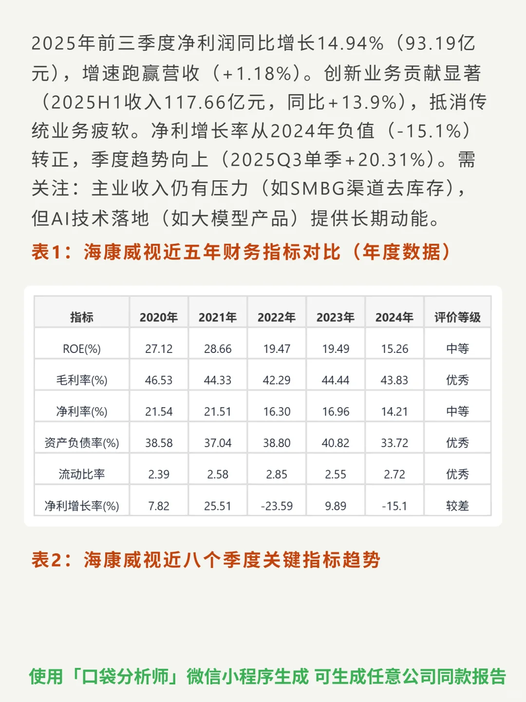 海康威视 4000 字深度研报