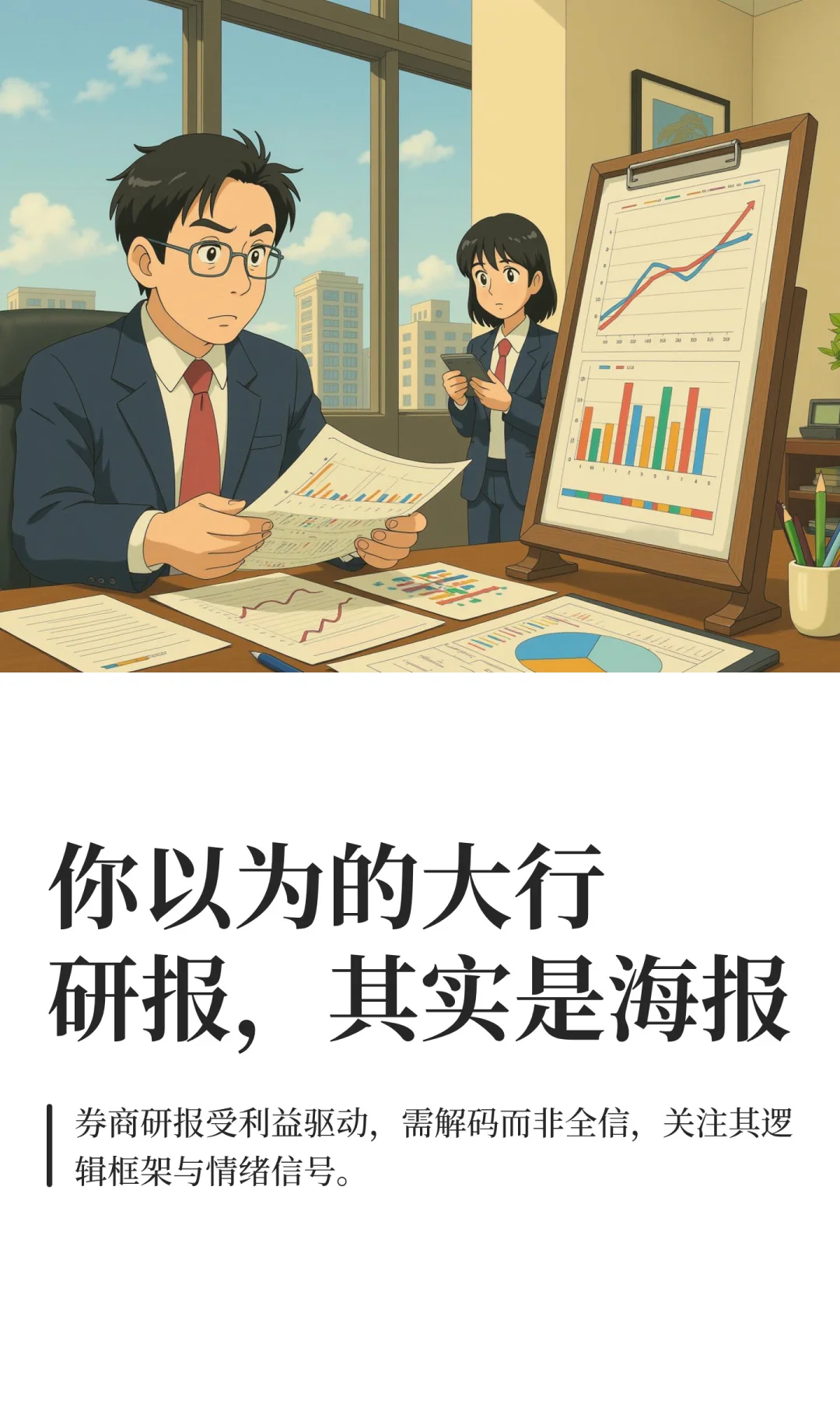 你以为的大行研报，其实是海报