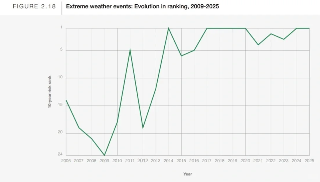 世界经济论坛发布2025年全球风险报告