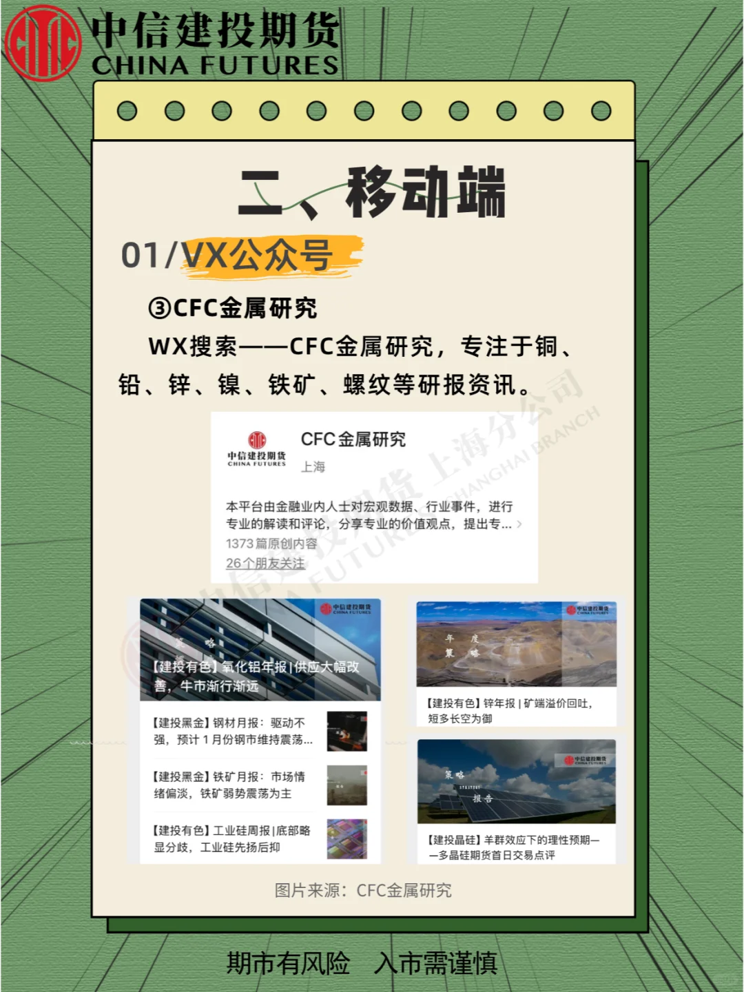 中信建投期货研报资讯哪里找？