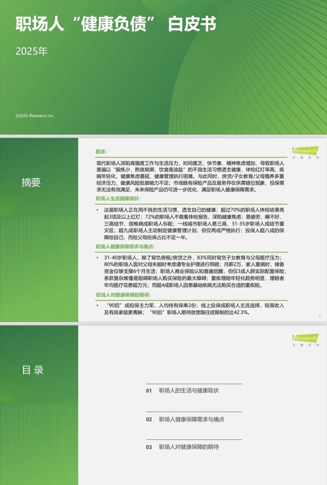 行业报告-职场人健康负债白皮书