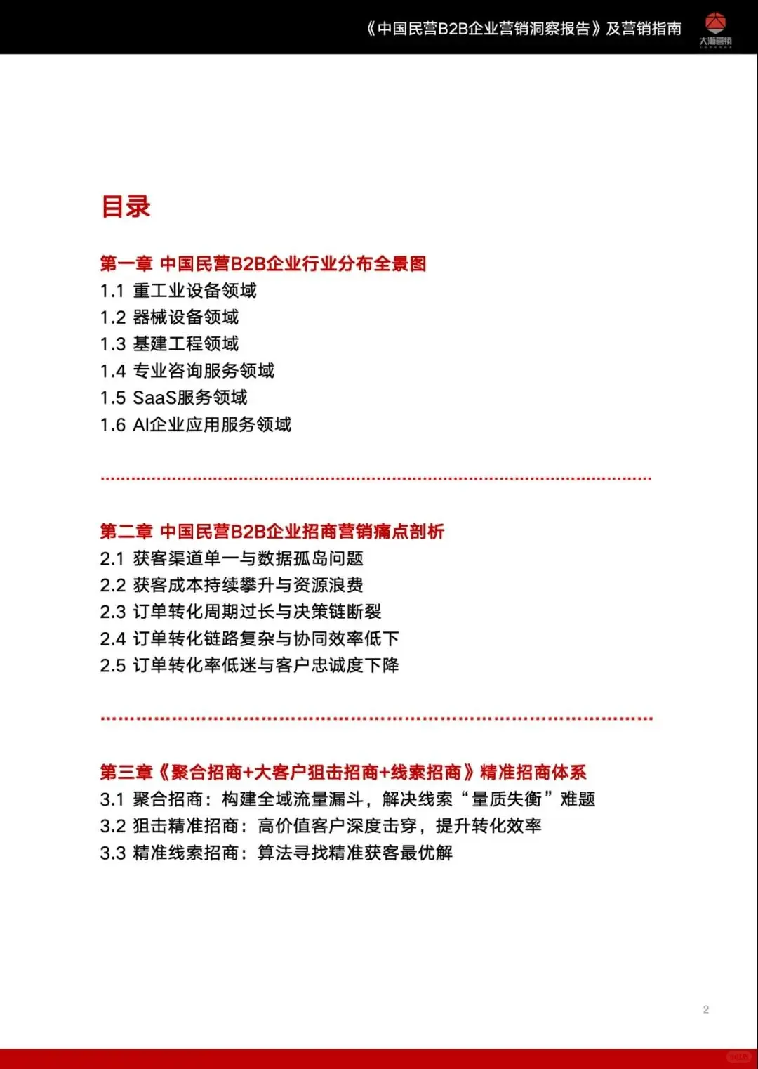 行业报告-中国民营B2B企业营销洞察报告