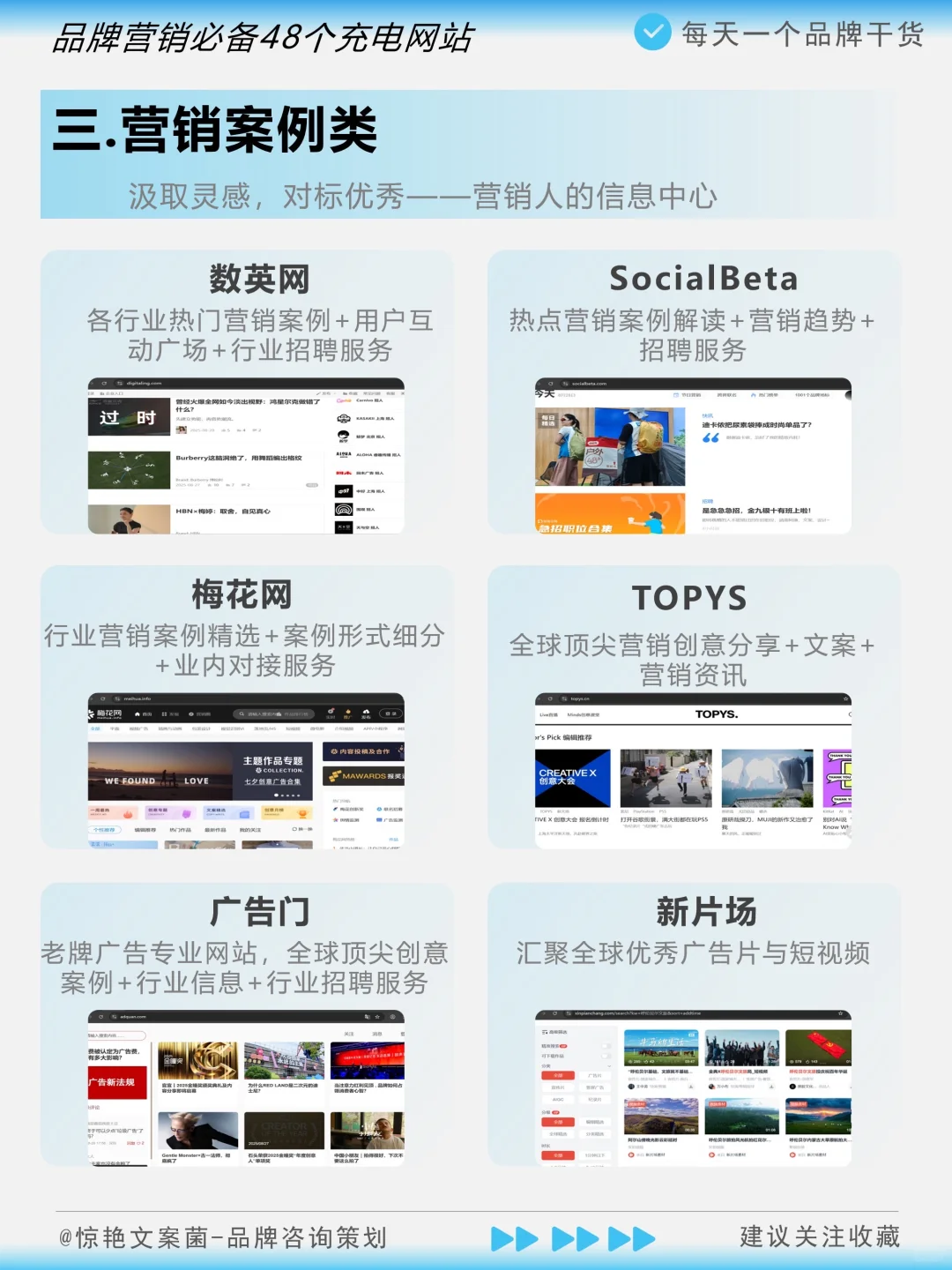 打工人邪修㊙️品牌营销策划48个宝藏网站✅