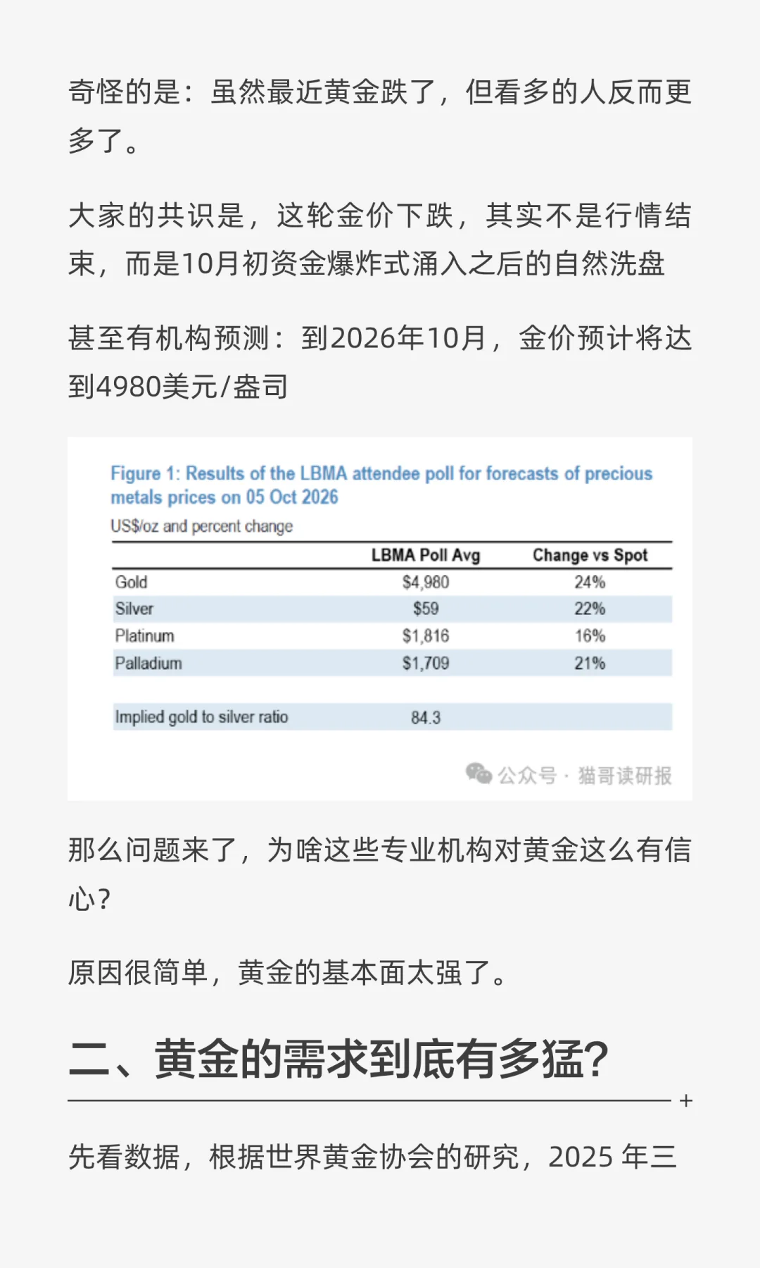 摩根大通：黄金，现在还能上车吗？