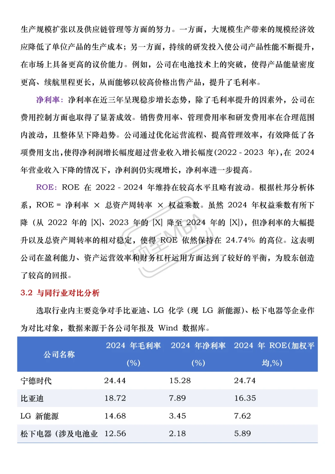 宁德时代财务报告分析，直接抄！