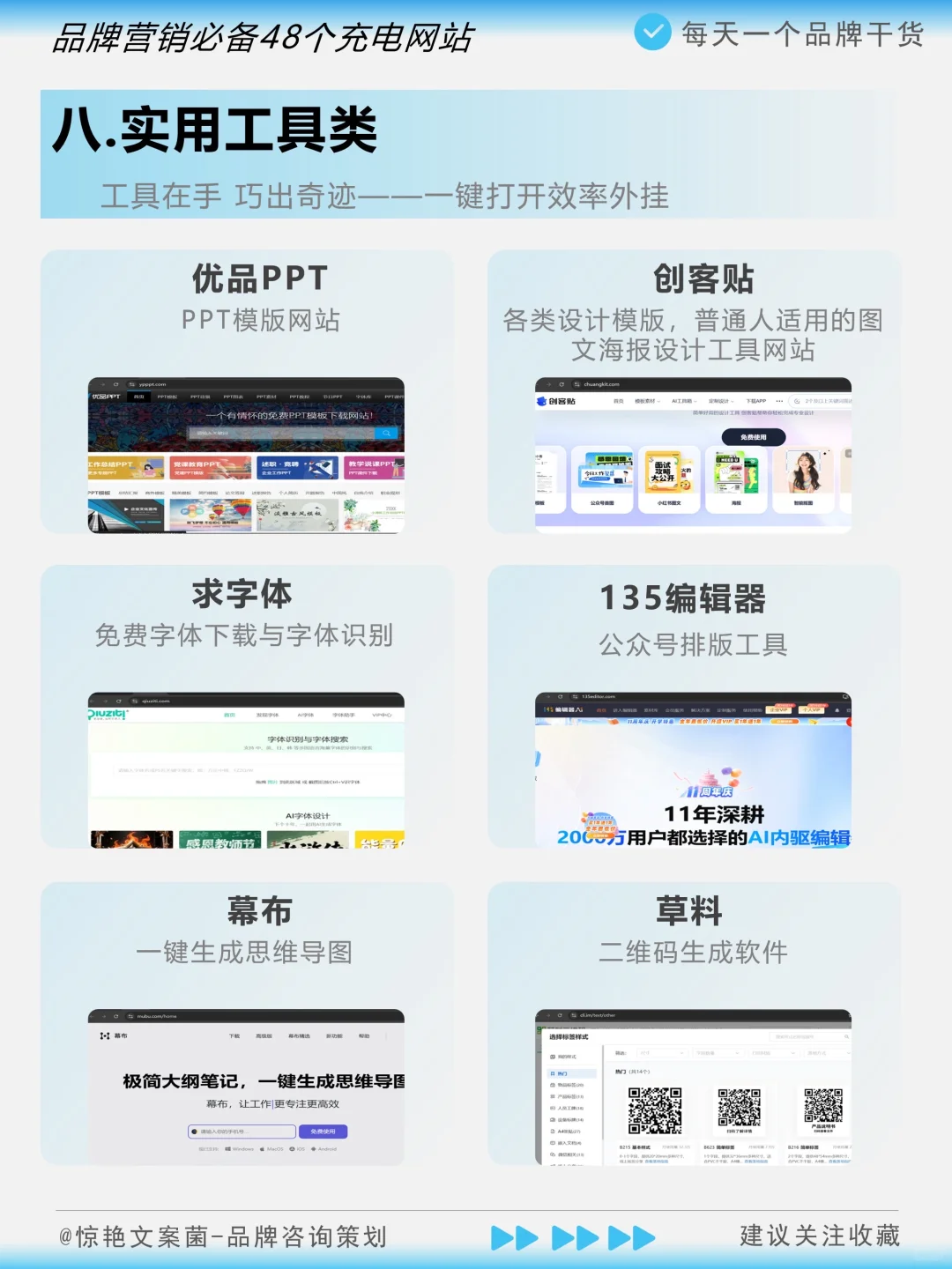 打工人邪修㊙️品牌营销策划48个宝藏网站✅