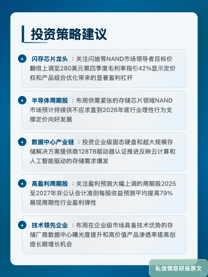 存储芯片价格暴涨!闪迪毛利率飙至42%