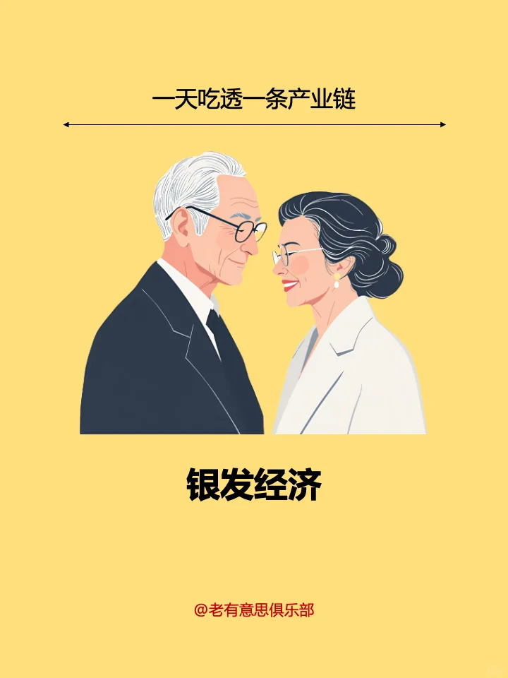 一天吃透一条产业链：No.1 银发经济
