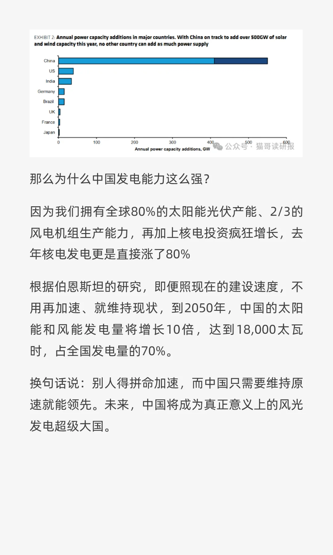 伯恩斯坦：中国电力王国，到底有多强？