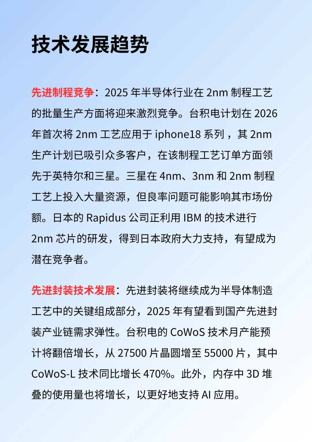 2025年半导体行业预测