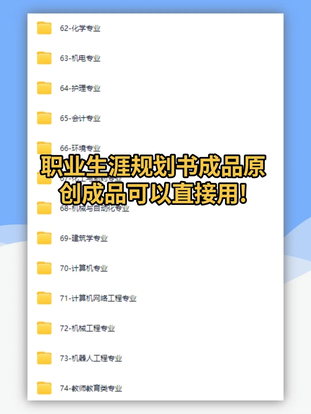 大学生职业生涯发展报告成长赛道PPT