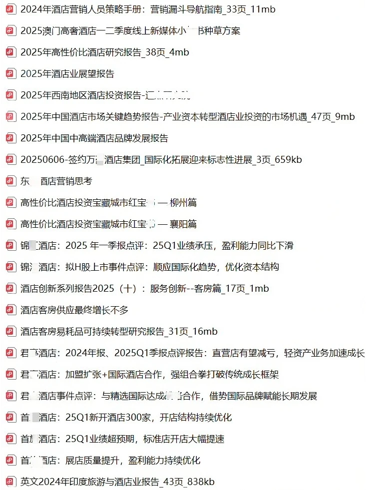 酒店行业白皮书发展前景趋势分析调研报告素