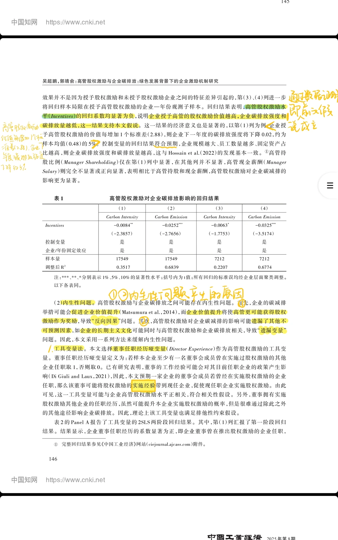 经济类文献分享