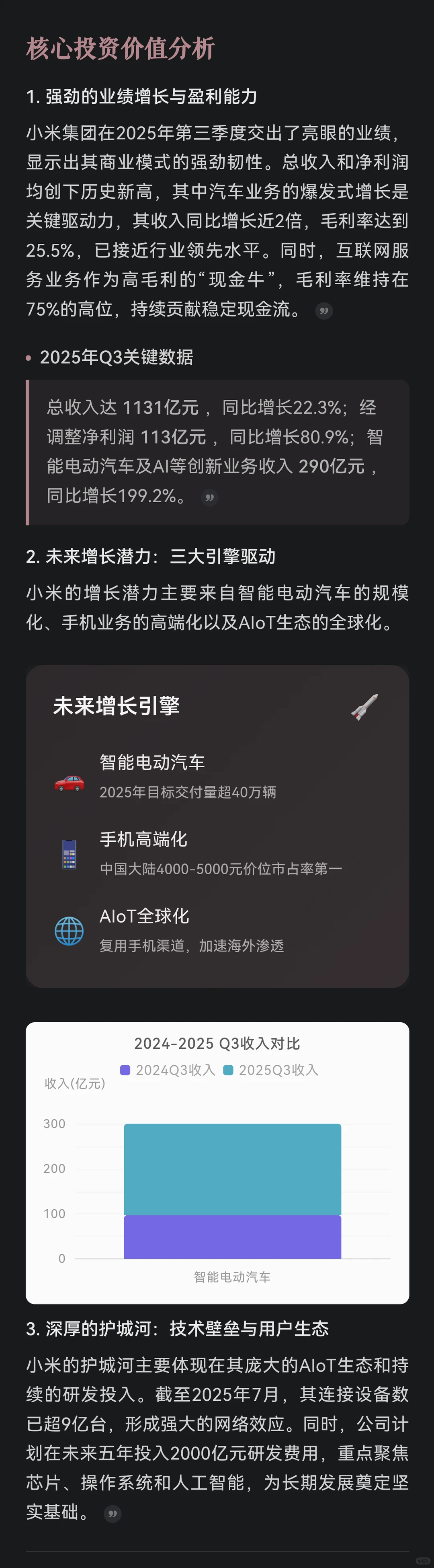 小米集团投资价值深度剖析