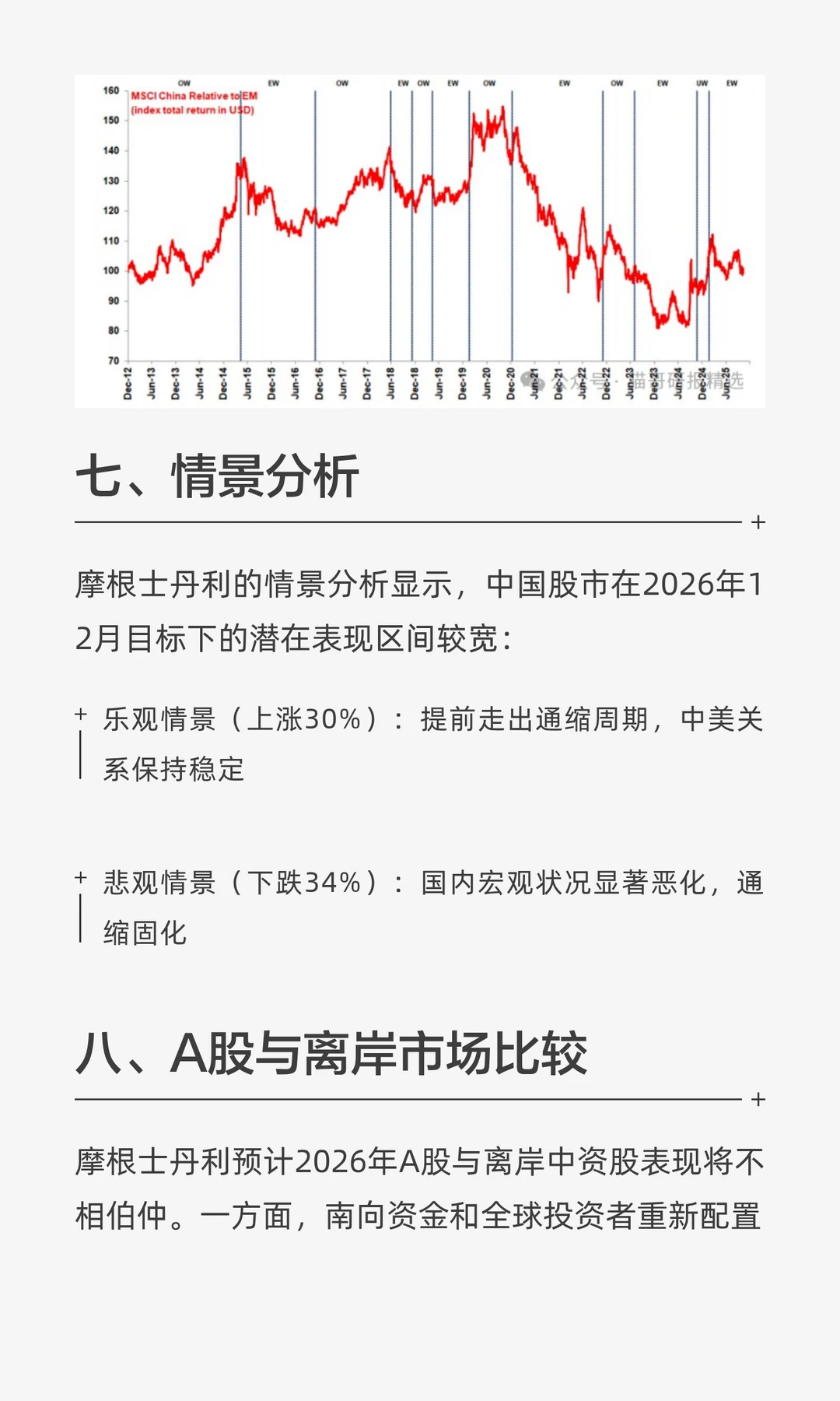 外资研报解读-大摩：2026年中国股市规划