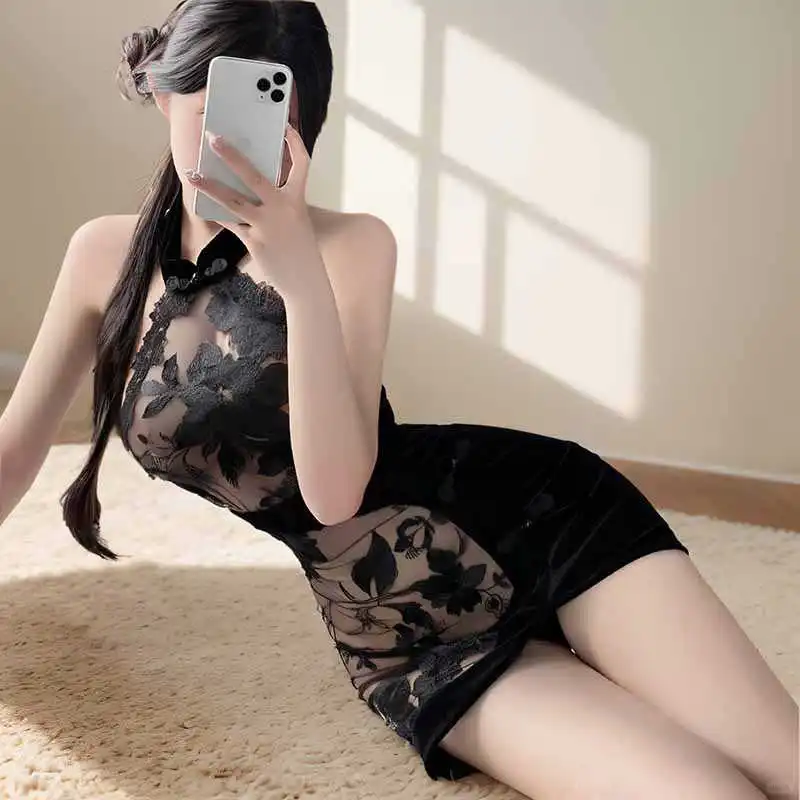 🖤透视旗袍睡衣，小众又撩人！