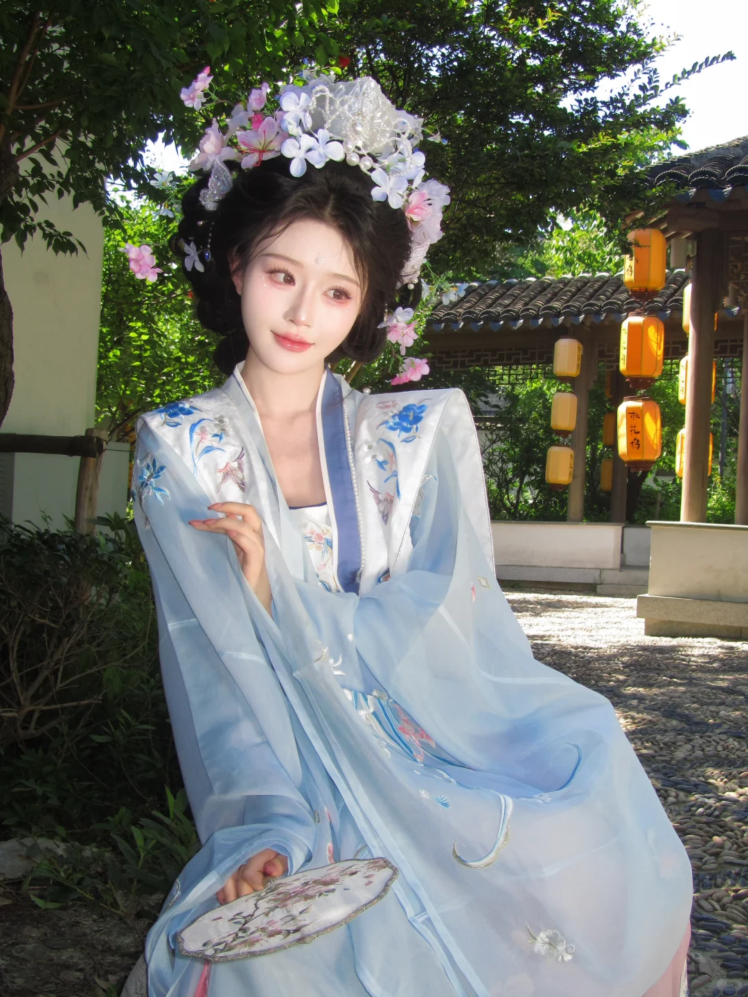 还得是宋制簪花，清新雅丽