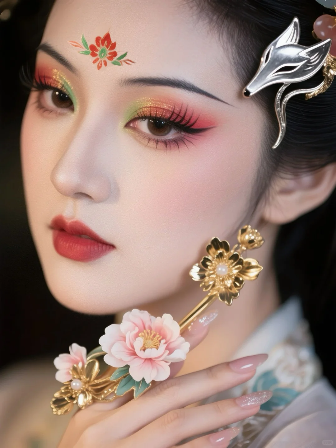 土豆的风格妆容挑战1️⃣9️⃣｜国风｜花朝盼