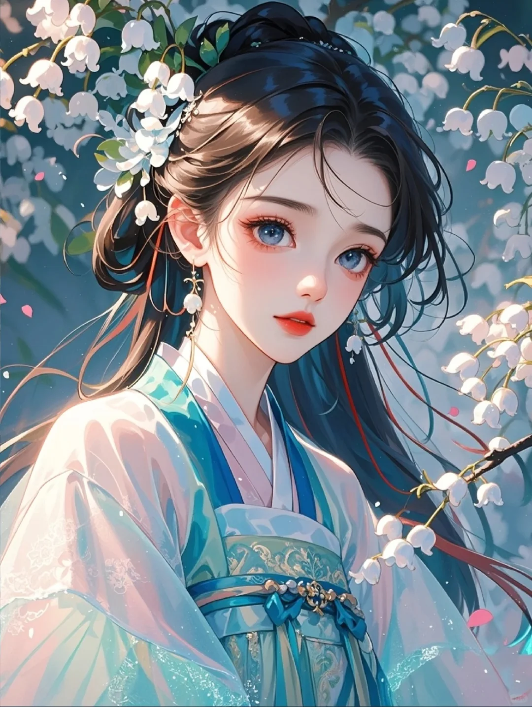 东方美学｜彩衣轻舞影翩翩，花间醉舞心自甜