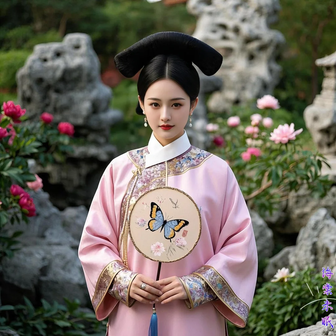 粉色系清宫娘娘簪花🌺（50）