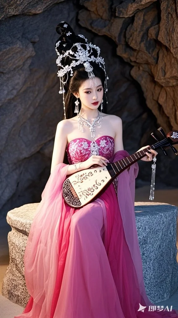 琵琶与古装的碰撞，美得不可方物！