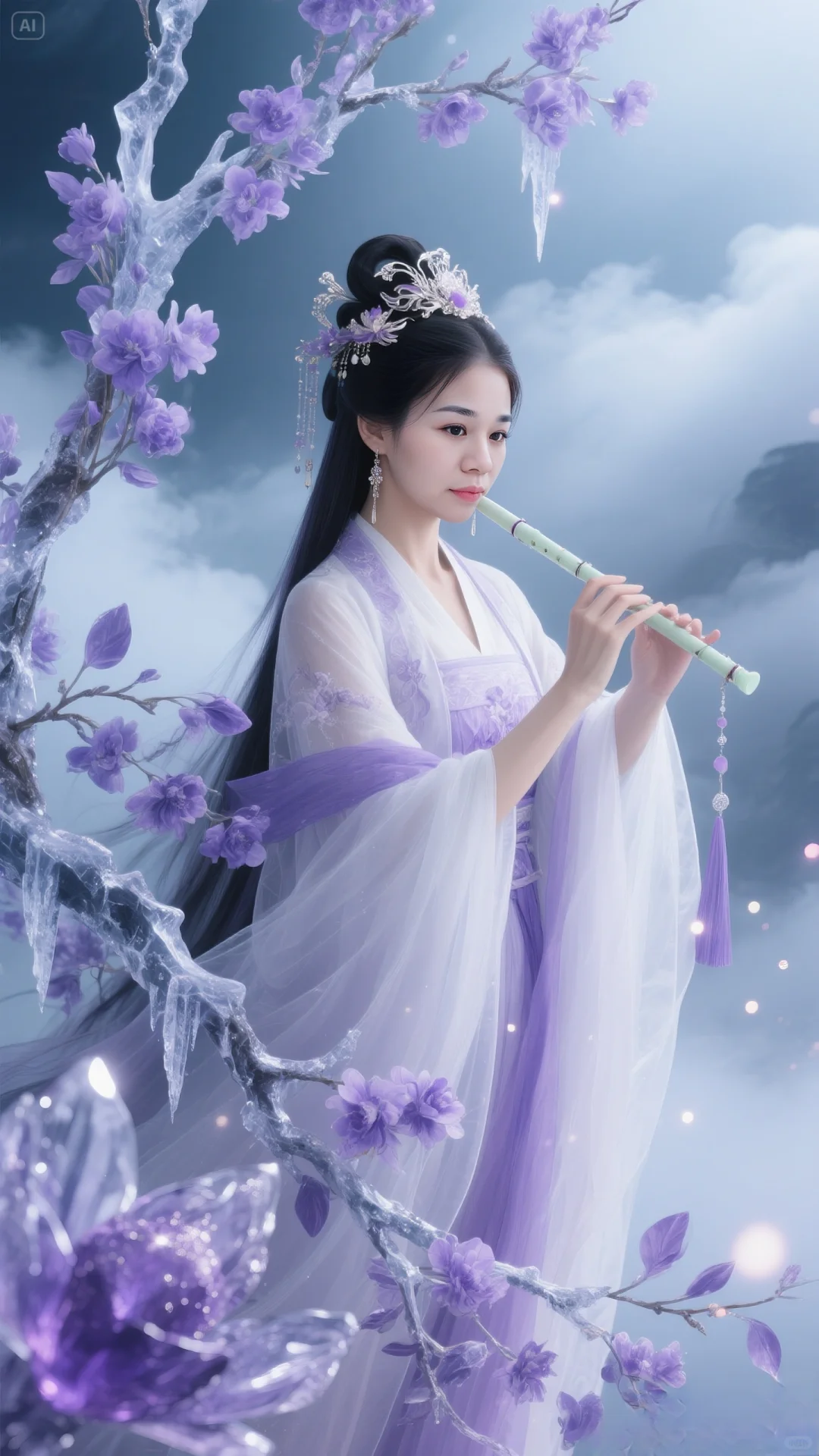 竹笛音起，花开成诗