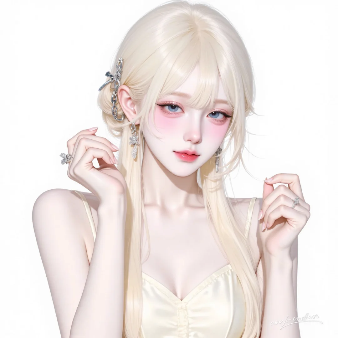 白底女头/纯欲风