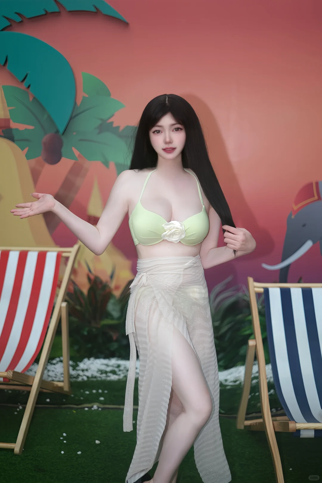 姐妹们！母胎solo和crush夏日玩水到底穿哪