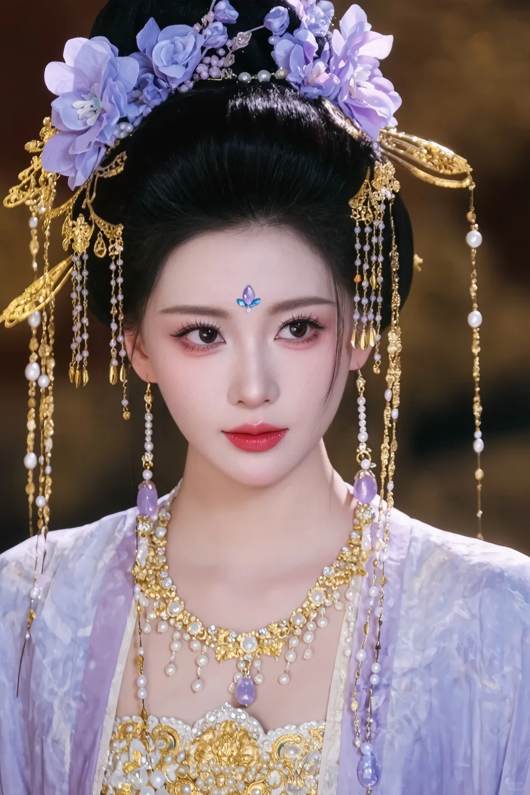 紫色系唐风