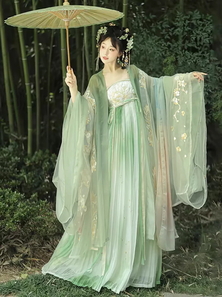 绿色系汉服1