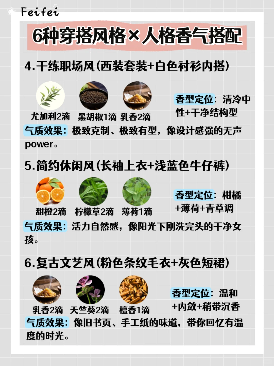 解锁6种穿搭风格的专♥属人格香气✨