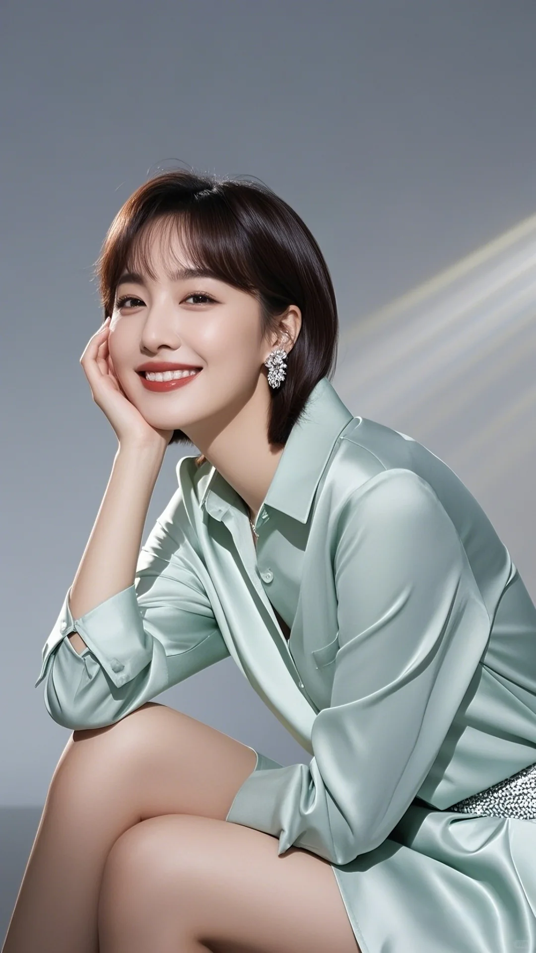 高清美女图片💫西装轻盈之美💫