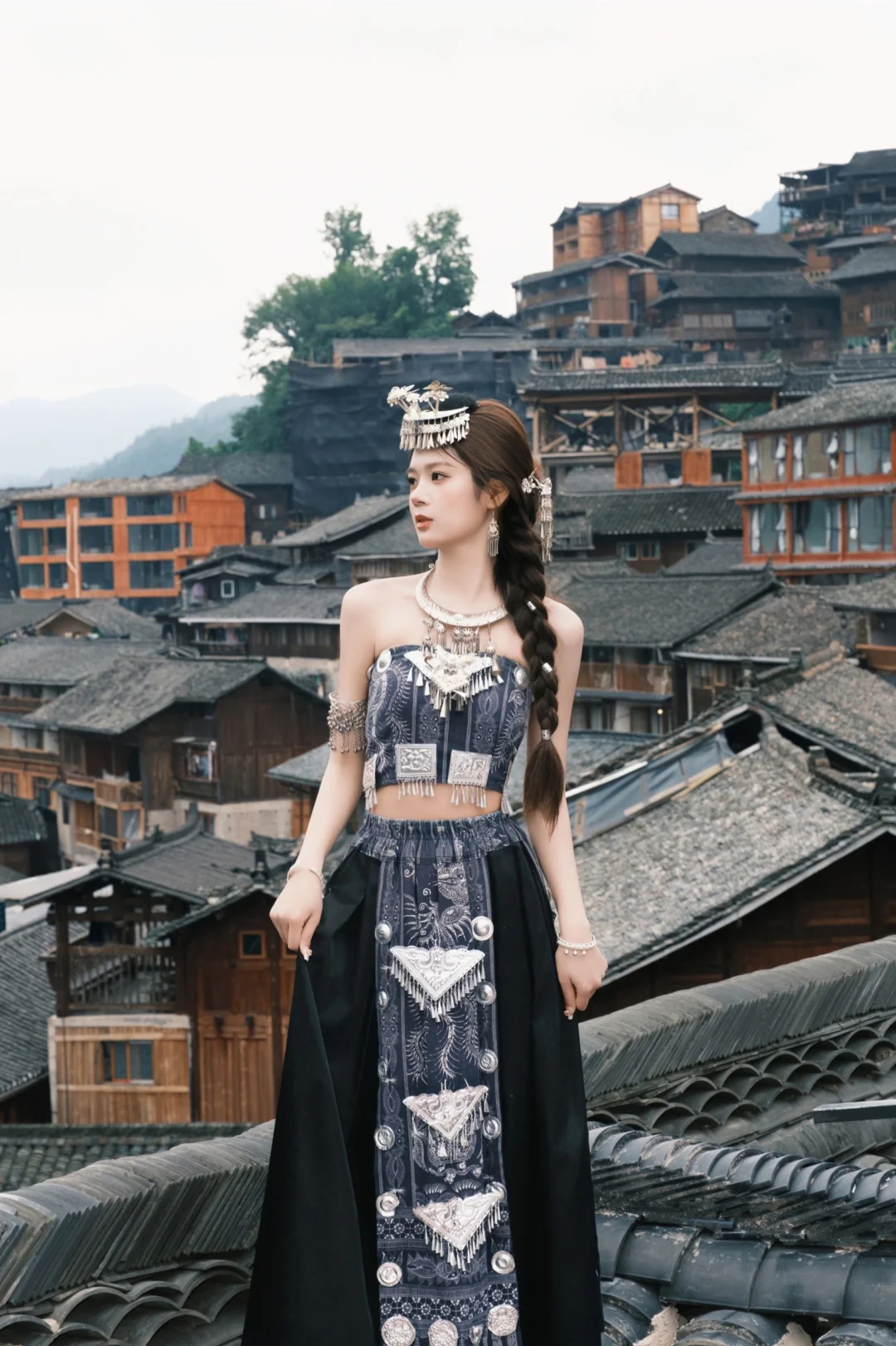 千户苗寨|苗族少女一日体验卡🏯