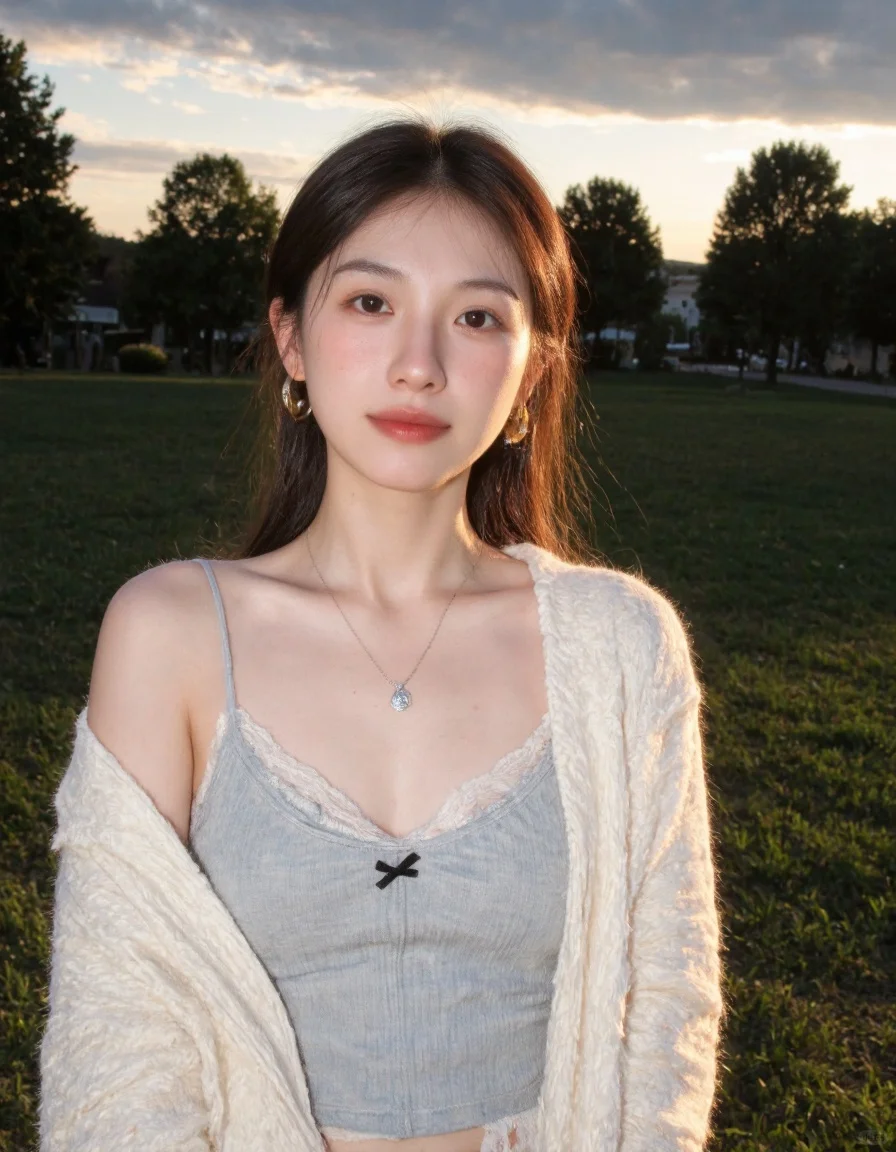 妆越淡人越美…