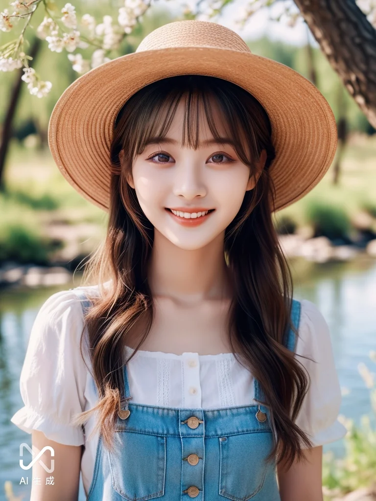 好甜的妹子👘，Ai生成图