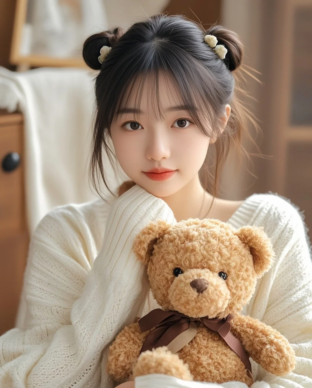 可爱女生头像(ai生成)