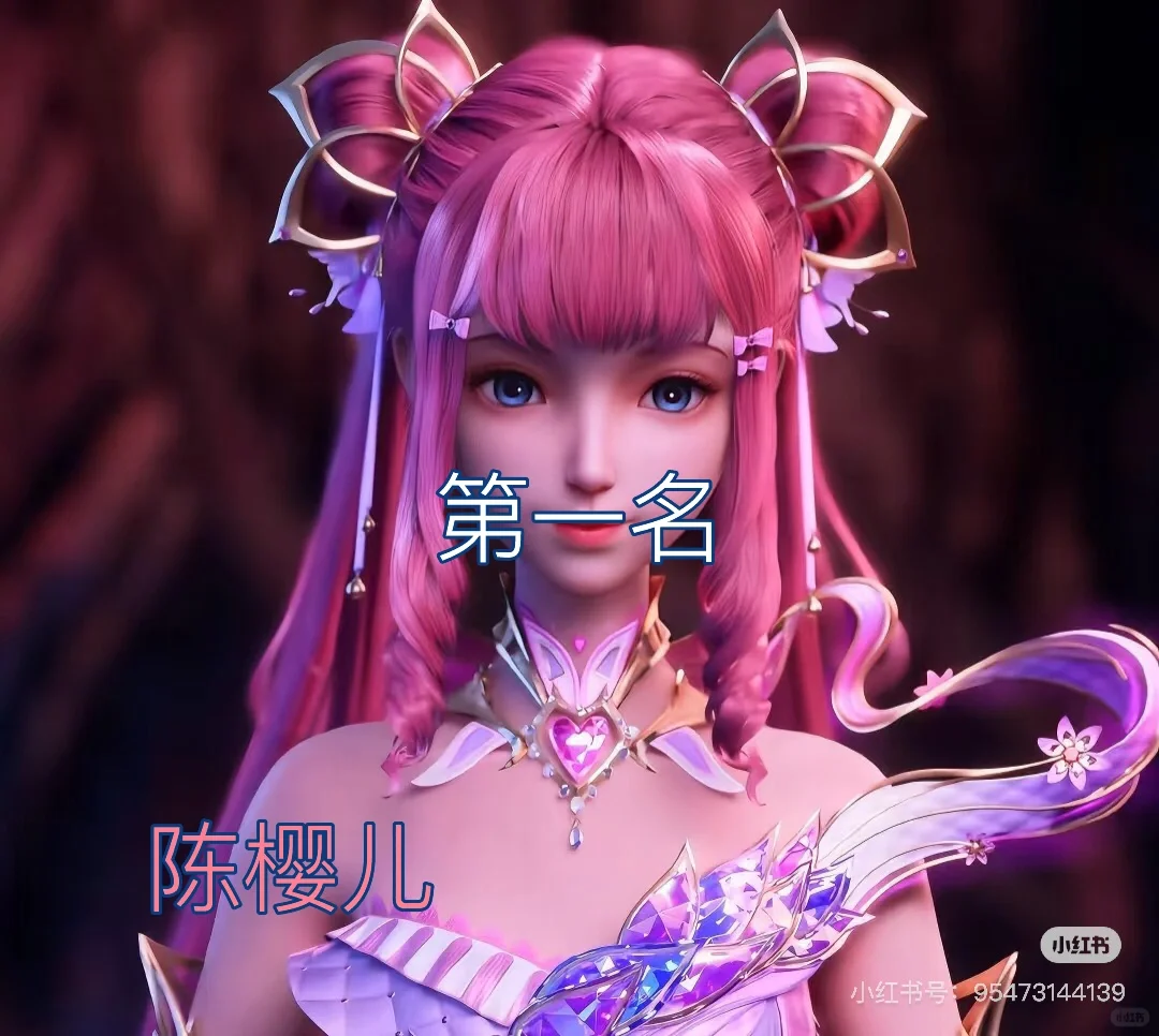 神印王座女神排行榜（各人喜爱不喜勿喷）