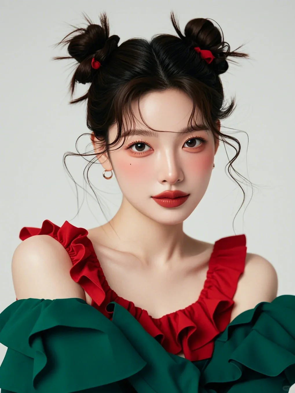 AI生成模特图-可爱的女生