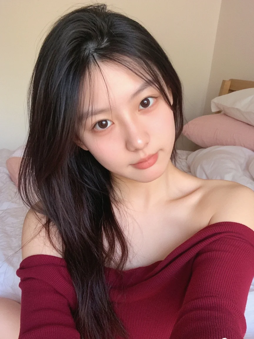 原相机素颜！长发比丸子头更好看吗？