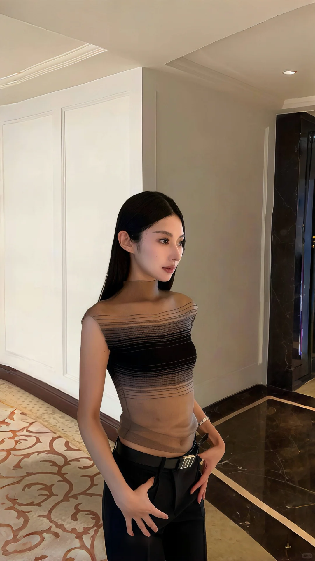 妹妹让穿这样去约会🖤