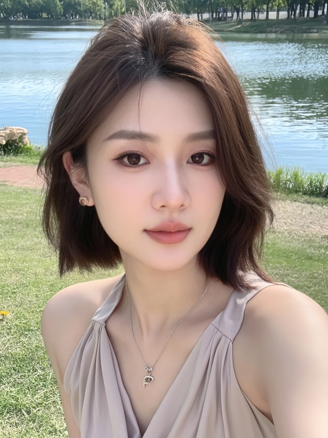 40岁阿姨，大大方方展示自己的美