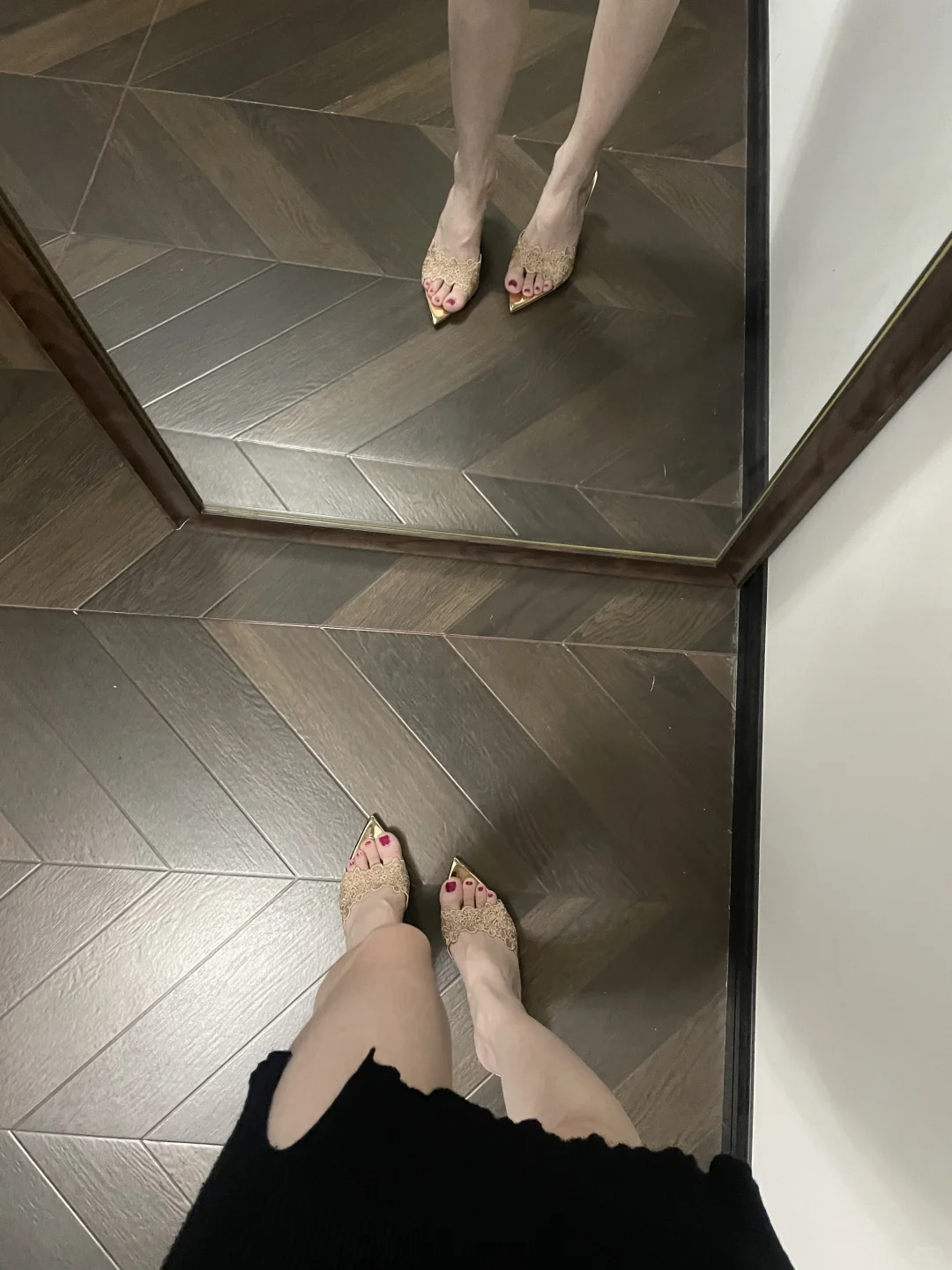 live｜谁懂蕾丝高跟👠红色美甲的适配度